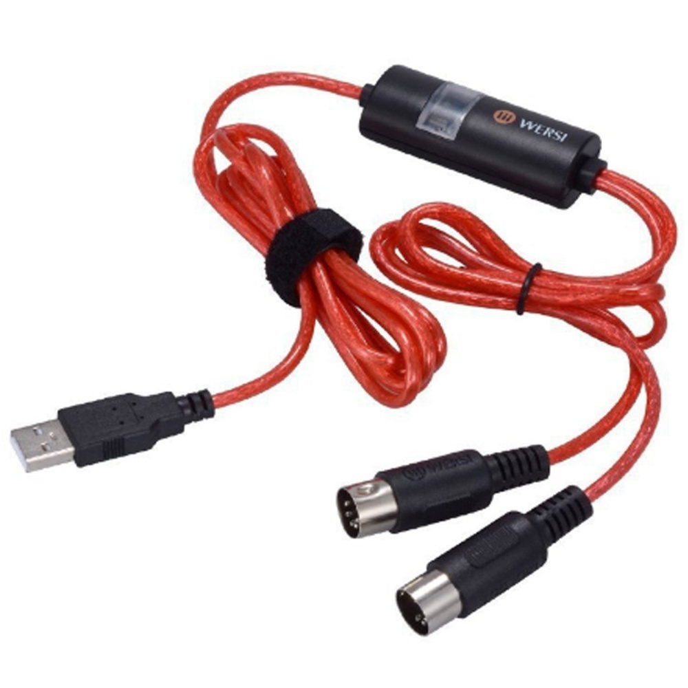 (N O J E) 5-контактный кабельный переходник Midi-USB-вход-выход ...