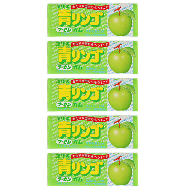 Жевательная резинка Coris Зеленое яблоко (5 шт. по 11 г), Япония  #1