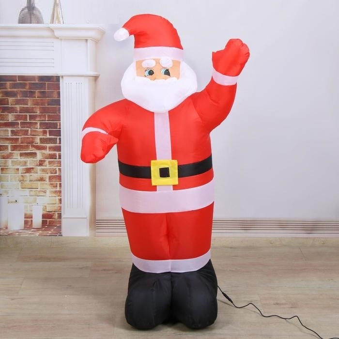 Надувной Дед Мороз Фигурка новогодняя 120 см HouseHold #1