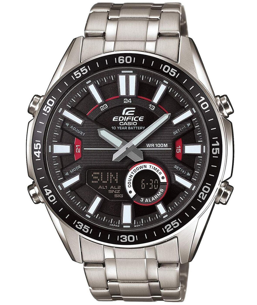 Часы наручные мужские японские Casio Edifice EFV-C100D-1A электронные ...