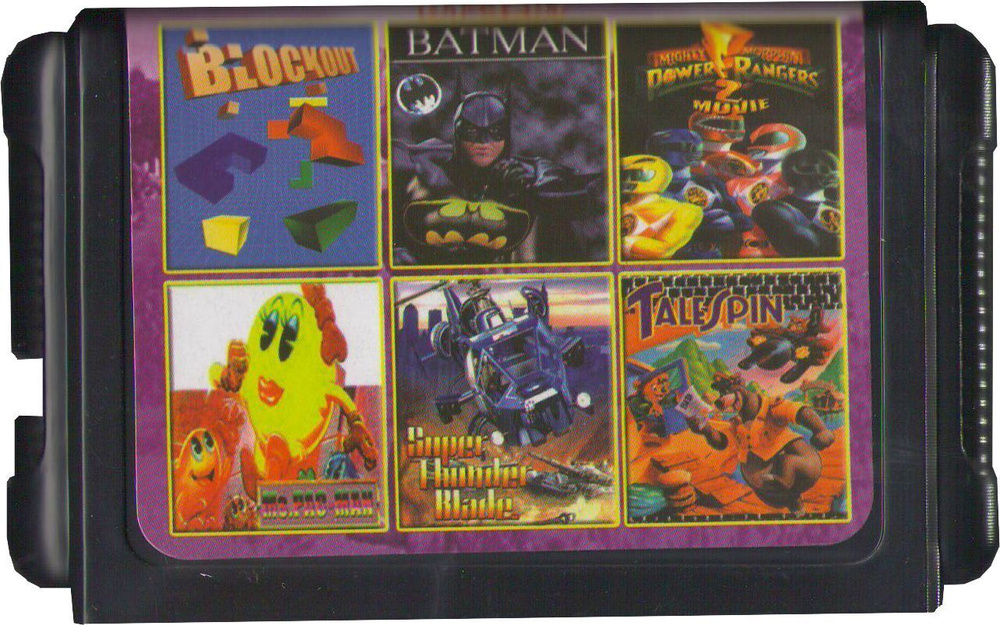 Игровой картридж для SEGA DT-3207 (POWER RANGERS/ TALE SPIN/ BATMAN ...