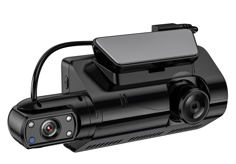 Видеорегистратор hoco DI07 / две камеры / датчик удара / режим парковки / голосовой помощник / HD съемка #1