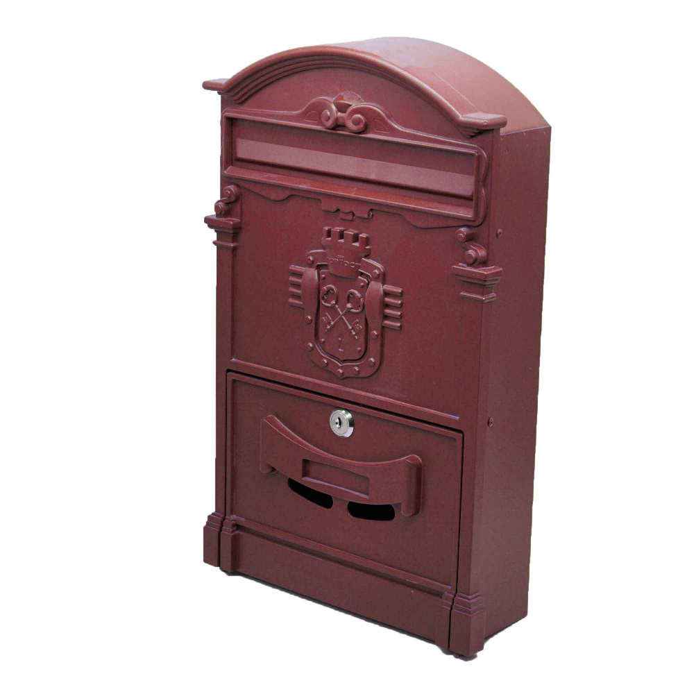 Почтовый ящик "Ключики" цвет: красное вино/ почтовый ящик металлический/ почтовый ящик с замком/ ящик #1
