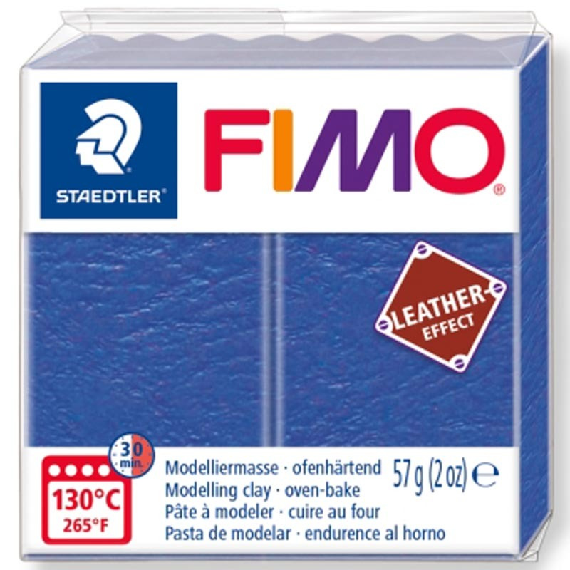 Полимерная глина Fimo leather-effect 8010-309 индиго эффект кожи (indigo) 57 г.  #1