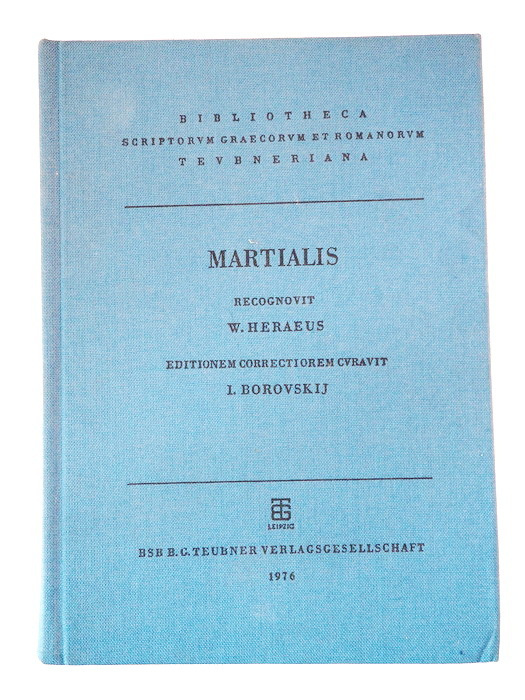 Книга Я. М. Боровский. M. Valerii Martialis Epigrammaton Libri. Издательство: B.G.Teubner. Серия: Bibliotheca #1