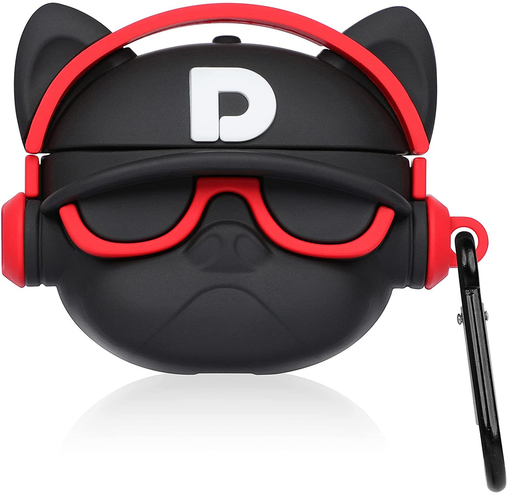 Чехол для наушников Apple AirPods 3 "Мопс в очках и наушниках" купить ...