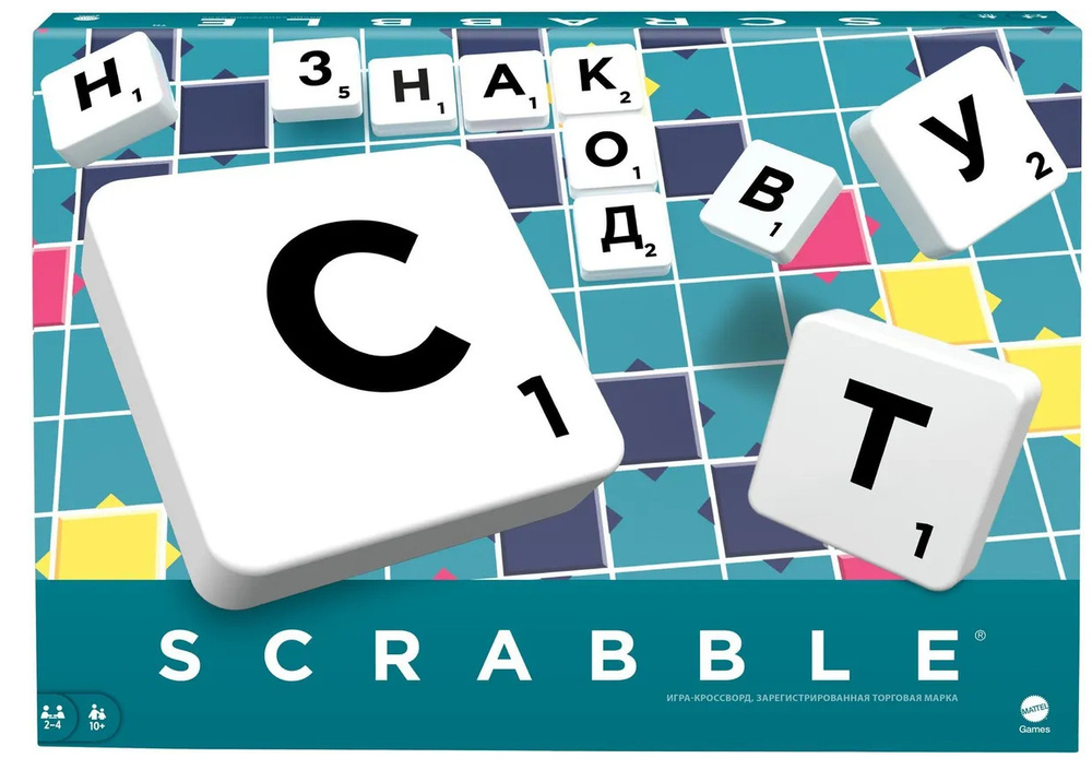 Настольная игра Mattel Games Scrabble Скраббл классический на английском языке  #1