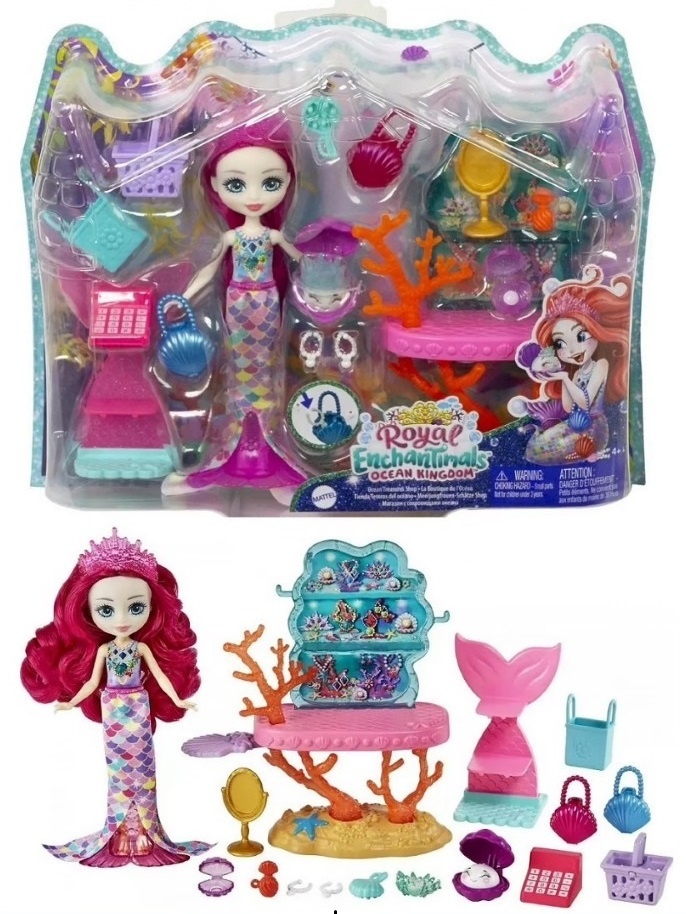Кукла Энчантималс Русалка Милагра Магазин сокровищ Enchantimals Royal ...