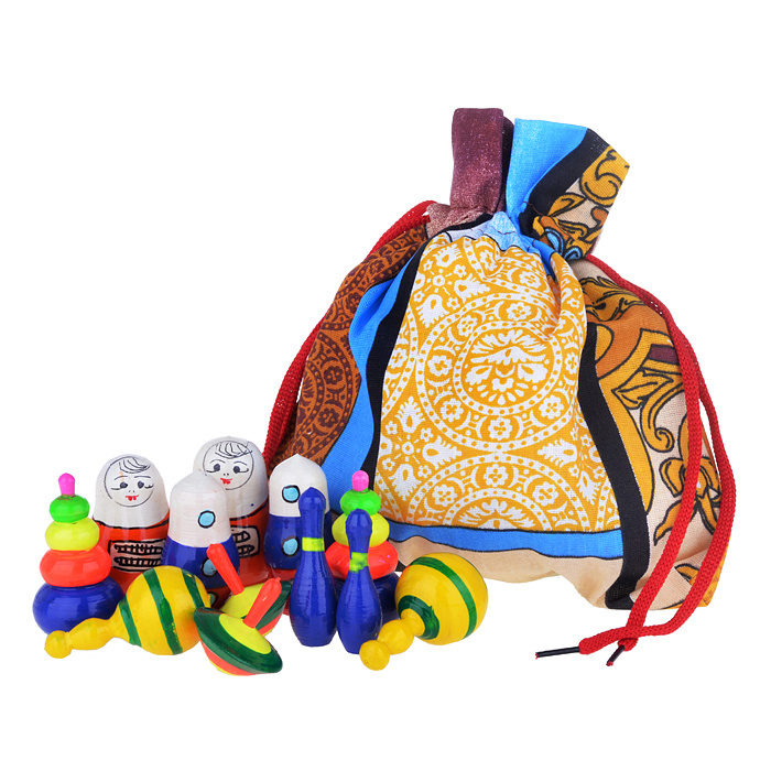 Развивающая игра Волшебный мешочек Игрушки расписные Д-650 - купить с ...