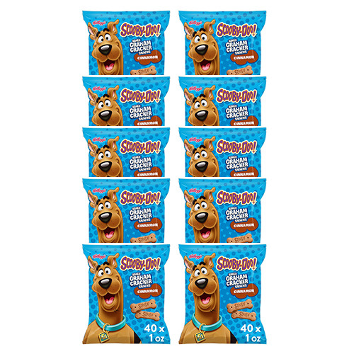 Kellogs Scooby Doo Snacks 28.3g - Печенье Скуби-Ду снэки. 10 шт ...