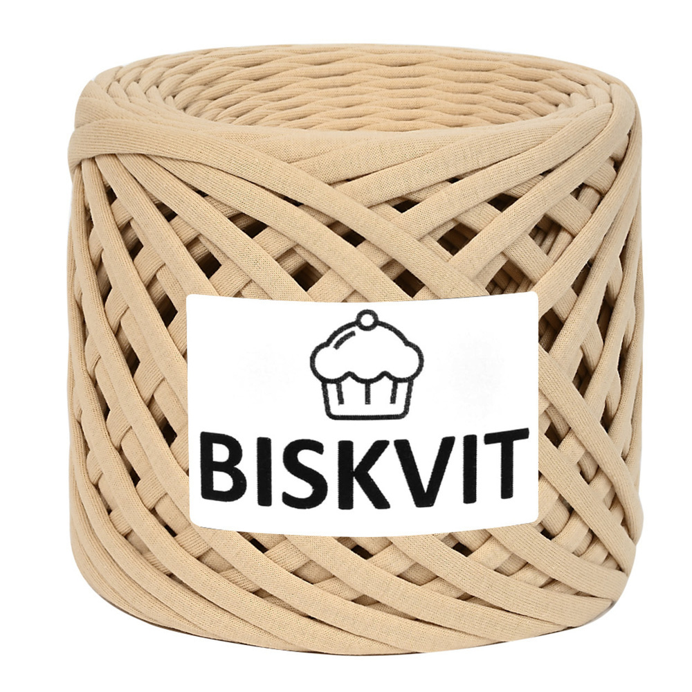 Пряжа Biskvit, 330г, 100м, 100%хлопок, (Латте) (1 шт.) #1