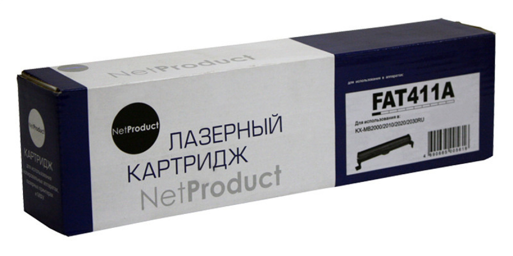 Тонер-картридж NetProduct (N-KX-FAT411A) для Panasonic KX-MB1900/2000/2020/2030/2051, 2K  #1