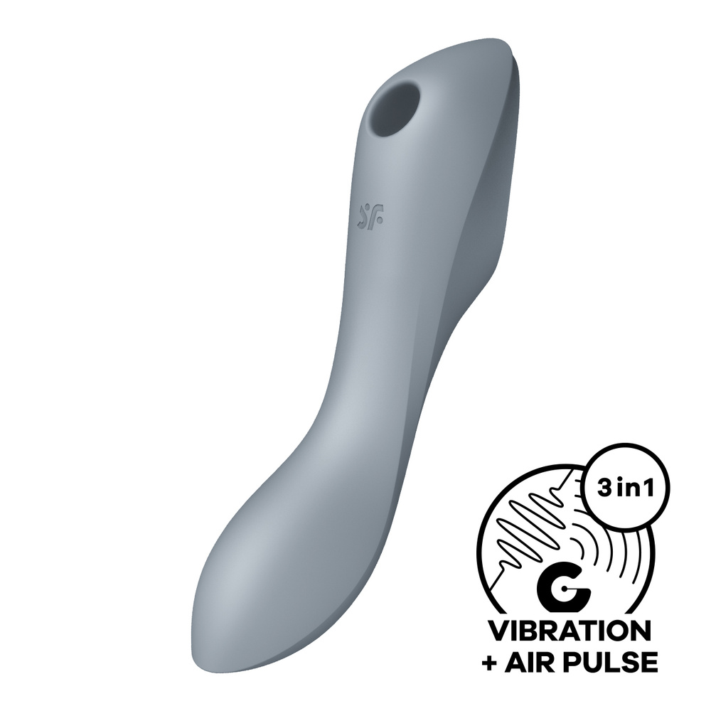 Вибратор Satisfyer Curvy Trinity 3 Сатисфаер 2 в 1 вакуумно-волновой ...