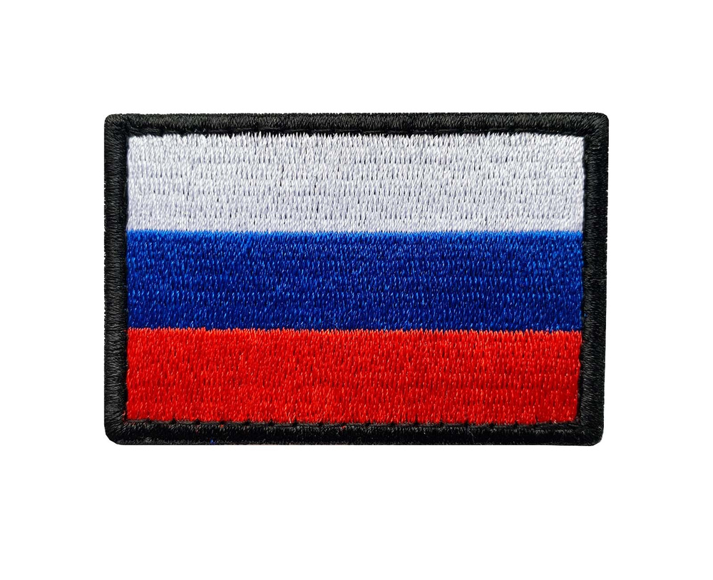 Нашивка шеврон (патч) Воевода Сибири Флаг России размер 6*4см с ...