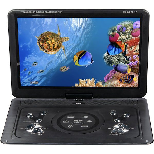 Портативный DVD плеер XPX EA-1769L с цифровым тюнером DVB-T2 17" Корея ...