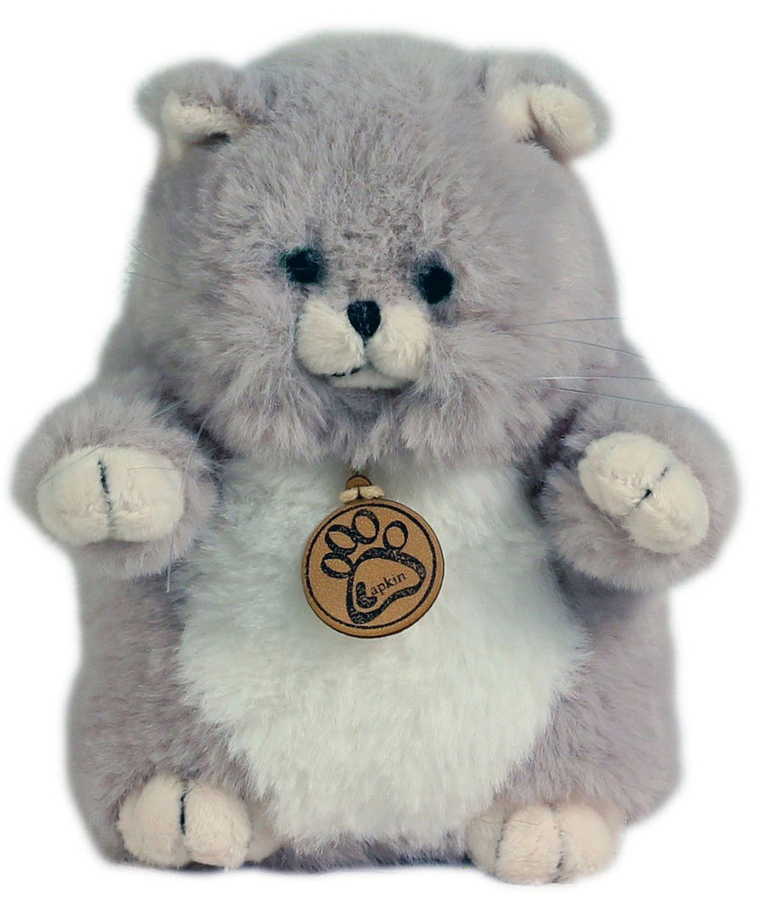 Мягкая игрушка Толстый кот 20см серый - купить с доставкой по выгодным  ценам в интернет-магазине OZON (275293764)