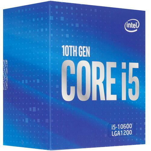 Процессор Intel Core i5 10-го поколения, BOX (с кулером), 6 яд