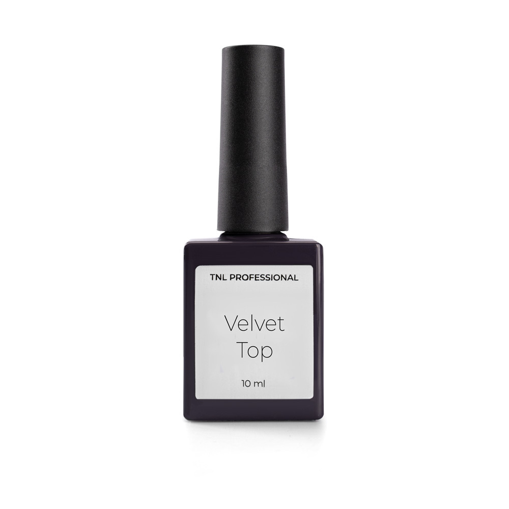 TNL, Velvet Top Матовый топ (закрепитель) для гель лака, ногтей, маникюра (без липкого слоя), 10 мл  #1