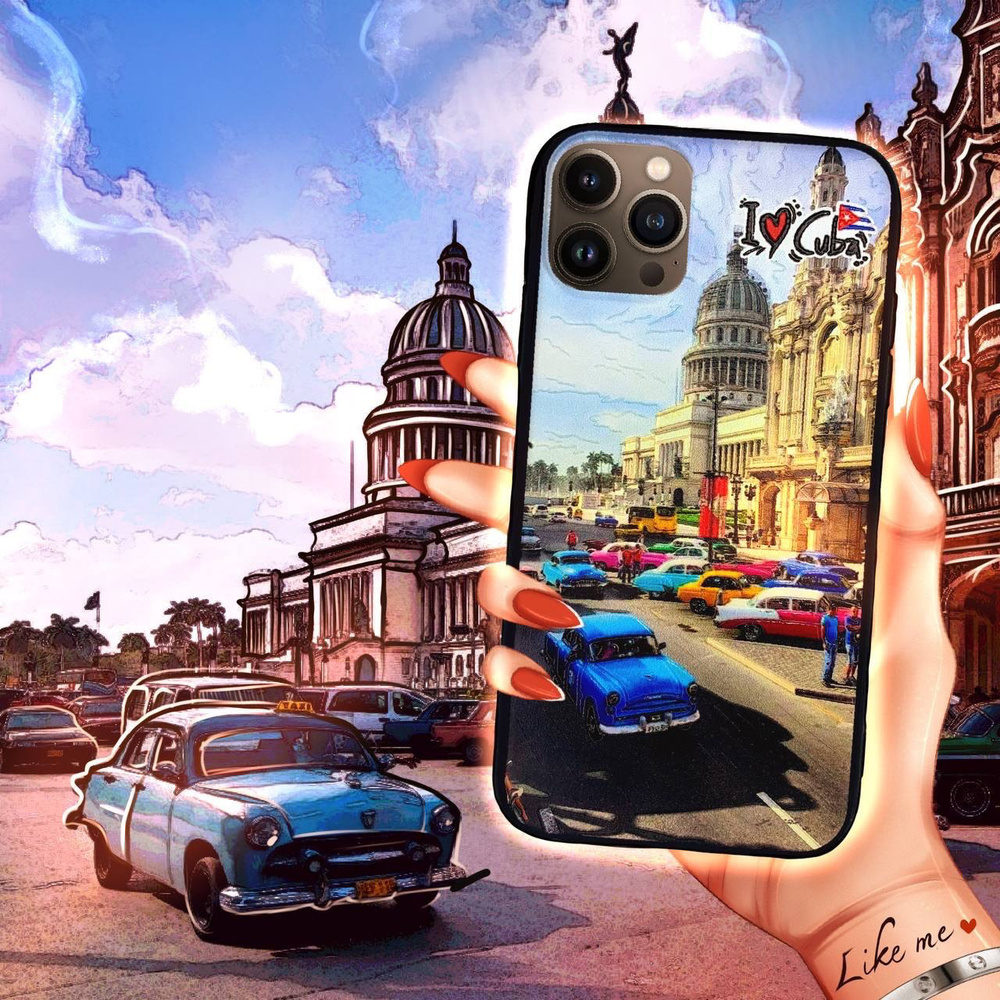 Чехол для смартфона iPhone XR с 3D изображениями/CUBA04/Коллекция КУБА/Архитектура  города Havana - купить с доставкой по выгодным ценам в интернет-магазине  OZON (615467801)