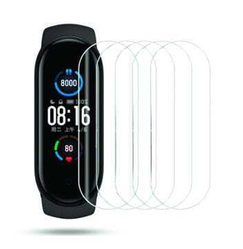 Гидрогелевая защитная пленка Steel Skin для смарт-часов Xiaomi Mi Band 4 (3 штуки)/Глянцевая противоударная #1