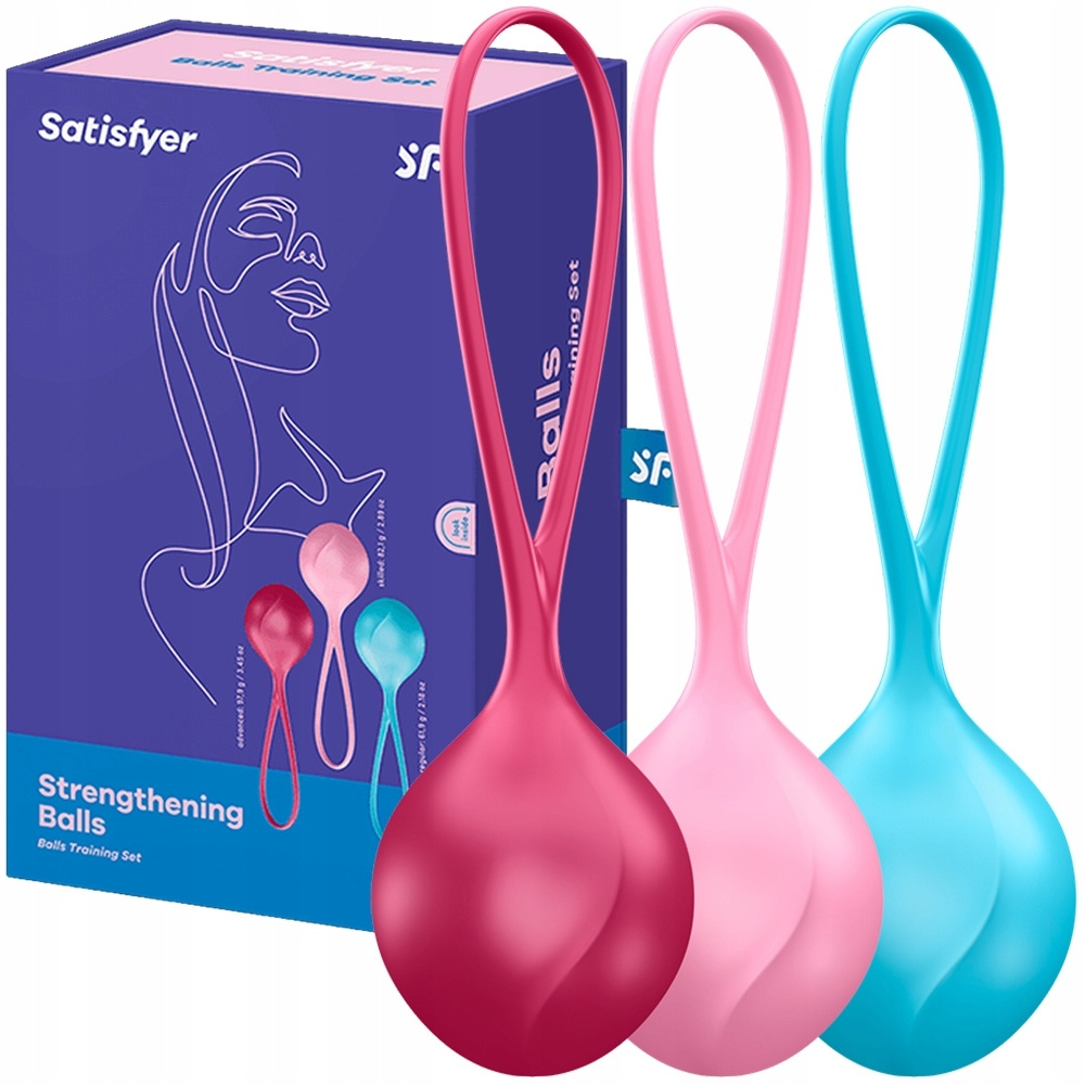 Вагинальные шарики Satisfyer Strengthening Balls Набор из 3-х шариков  #1