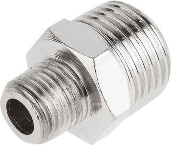 Переходник наружная резьба G1/2 наружная резьба G1/4 сталь ECO (AS-MT12 ...