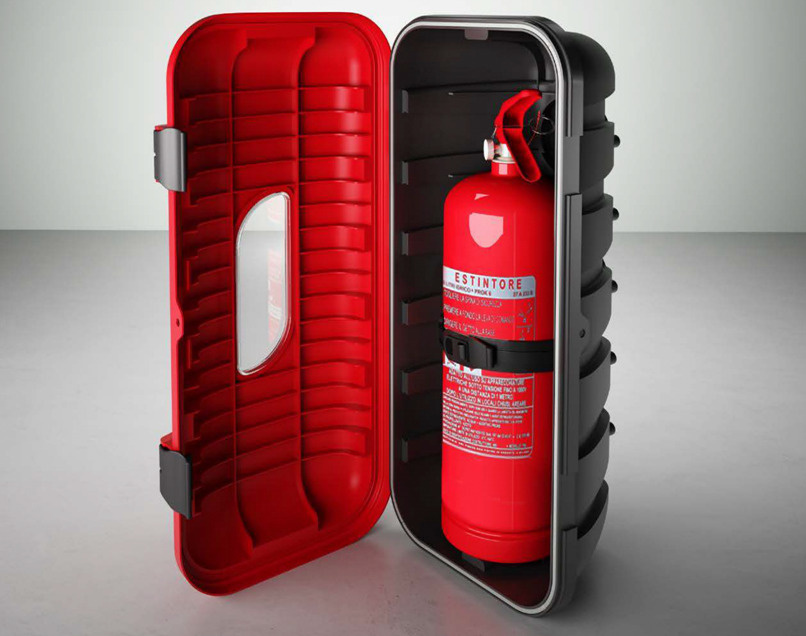 Ящик под огнетушитель DAKEN STRIKE 82500 кейс пластиковый 600x287x220 Д ...