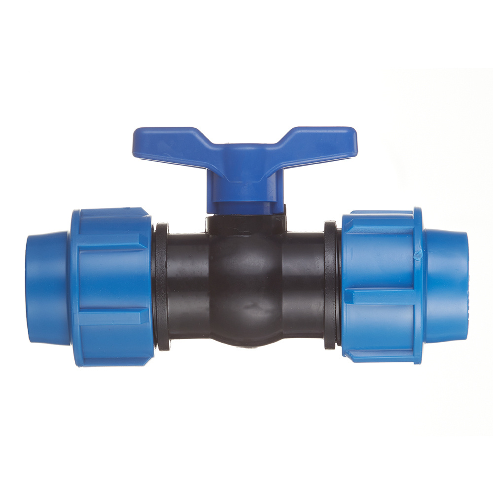 Кран шаровой ПНД компрессионный 25х25 мм, 156286 - купить по выгодной ...