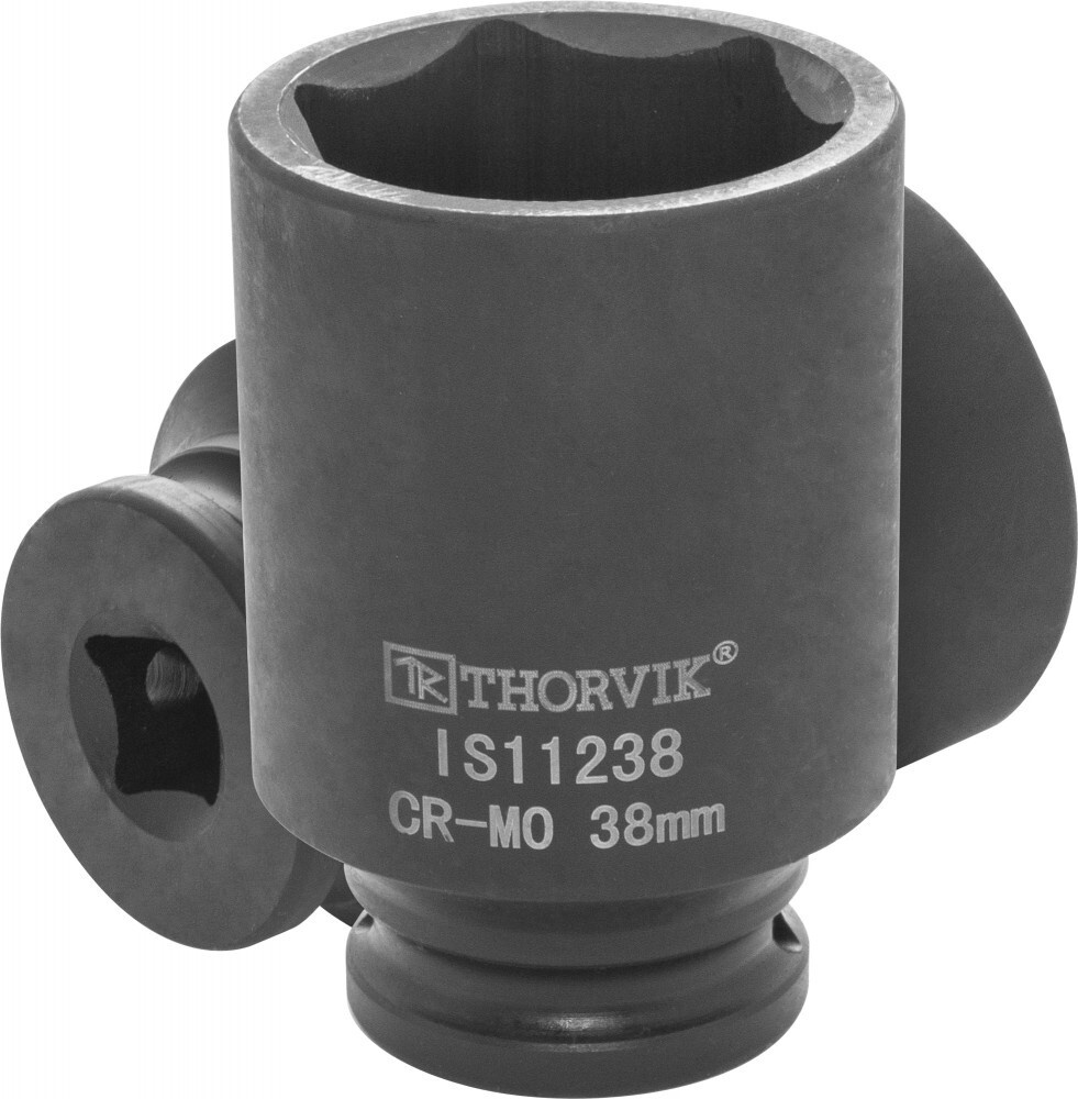 IS11238 Головка торцевая ударная глубокая Thorvik 1/2"DR, 38 мм #1