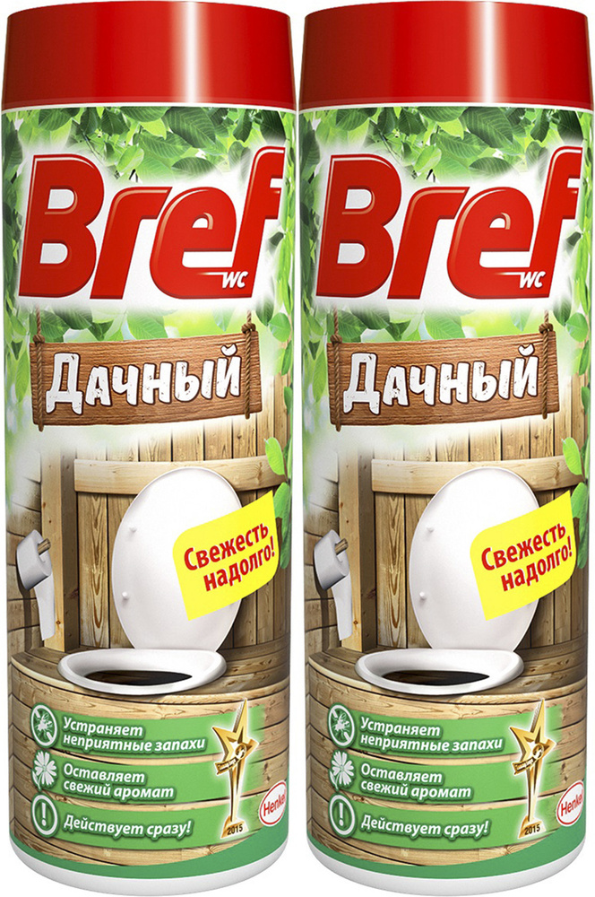 Чистящее средство Bref WC Дачный дезодорирующее для туалета 450 г, комплект: 2 упаковки по 450 г  #1