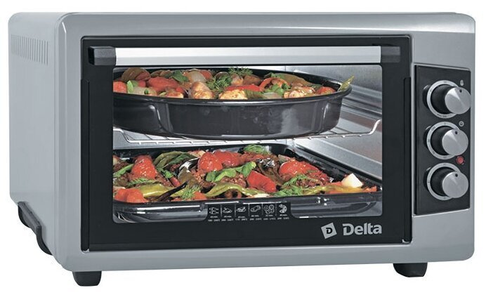 Мини-печь Delta D-0550, серый купить по низкой цене с доставкой в ...