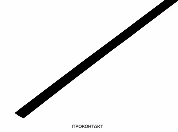 2 штуки Термоусадка клеевая 4/1 черная (4:1) (отрезок 1 метр)  #1