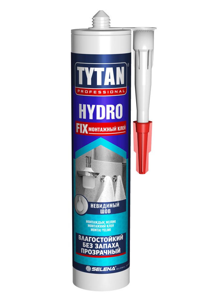 Монтажный Клей Акрилатный Tytan Professional Hydro, Прозрачный 310 мл, 1 шт  #1