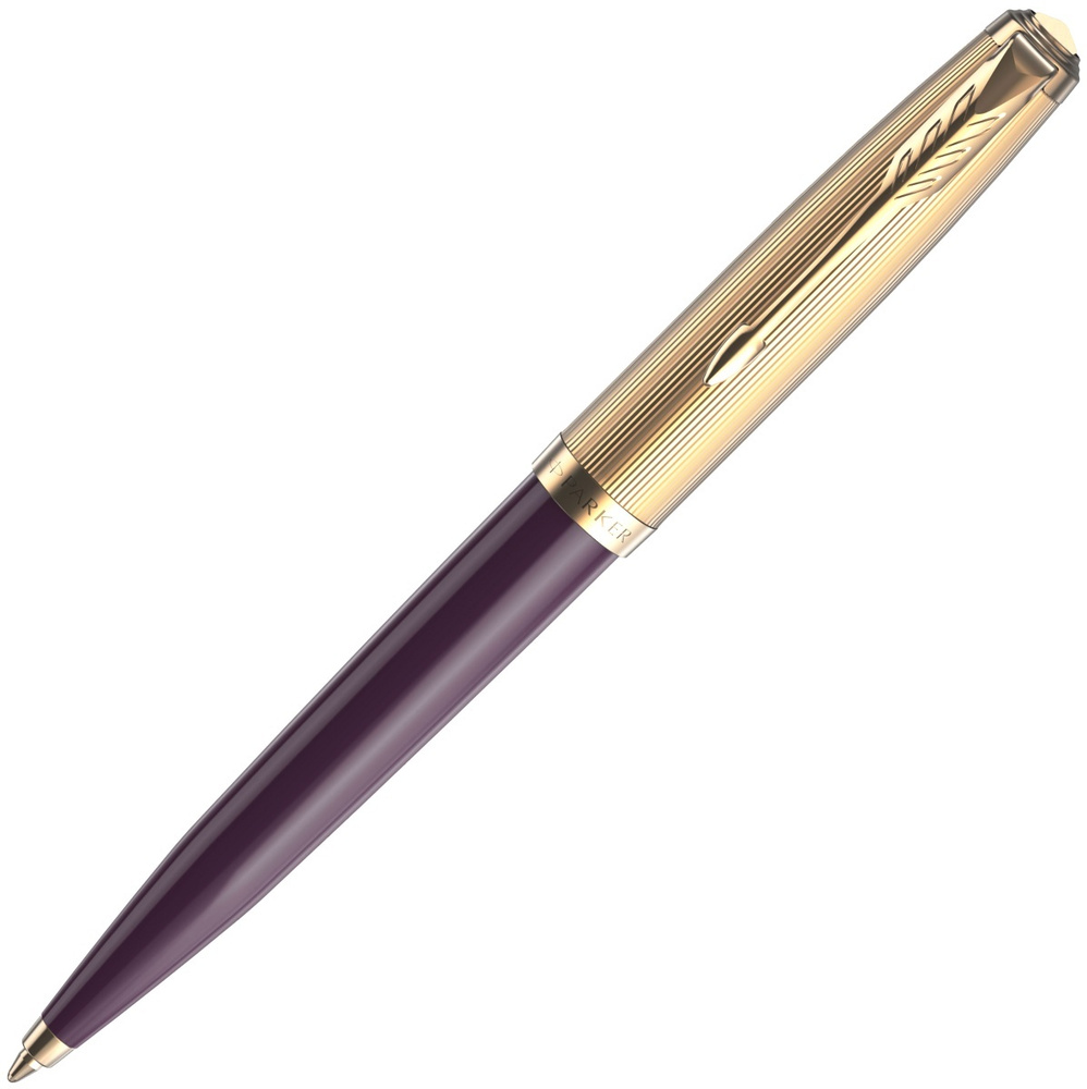 Ручка шариковая Parker 51 Deluxe Plum GT, M, чернила черные, подарочная коробка, арт. 2123518  #1