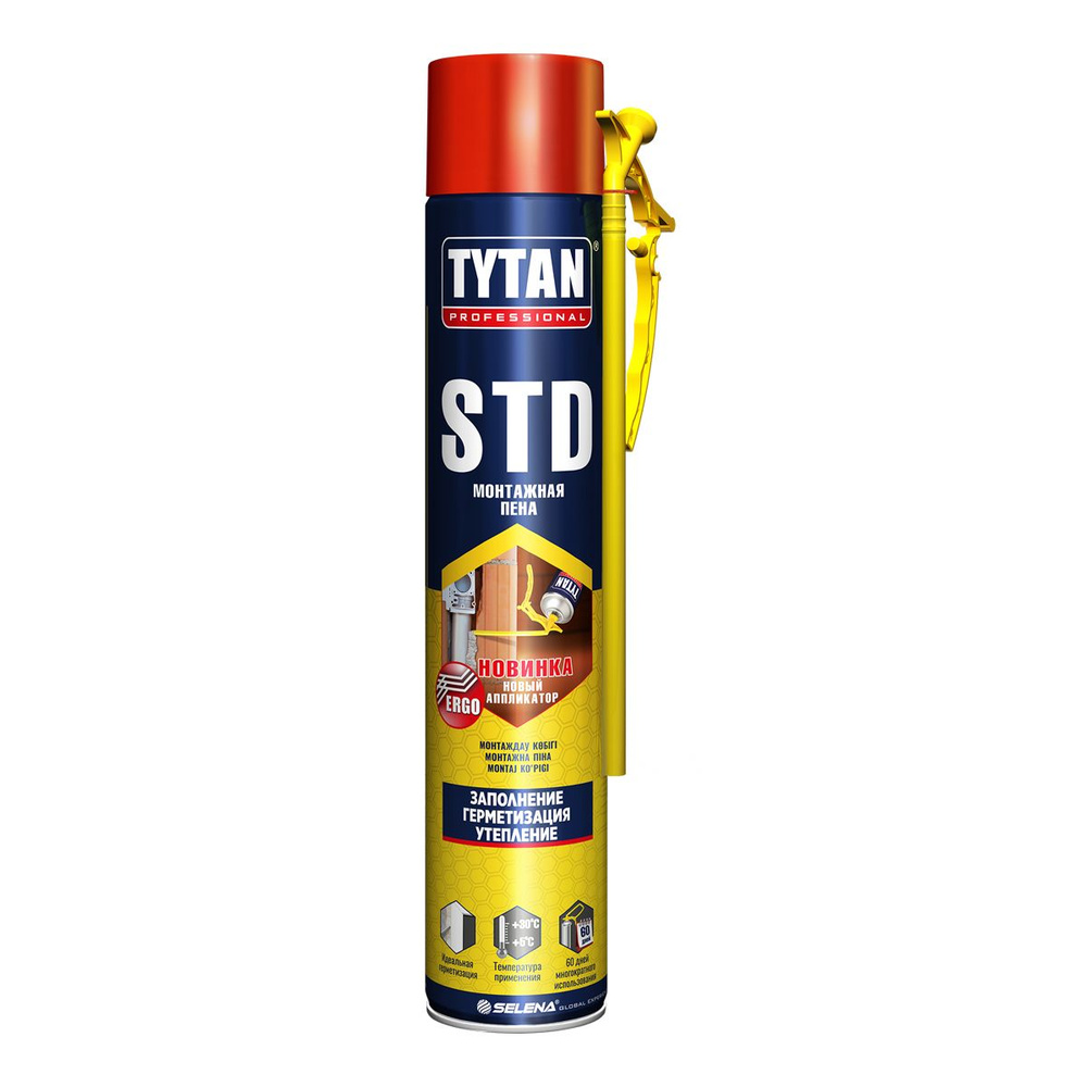 Бытовая монтажная пена Tytan Professional TYTAN STD Всесезонная 750ml ...