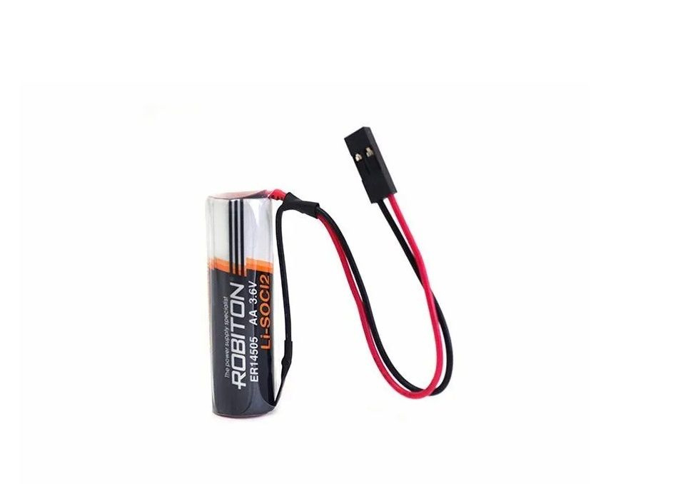 Батарейка Robiton ER14505-D (3.6V) Li-SOCI2 с коннектором 2.54мм ...