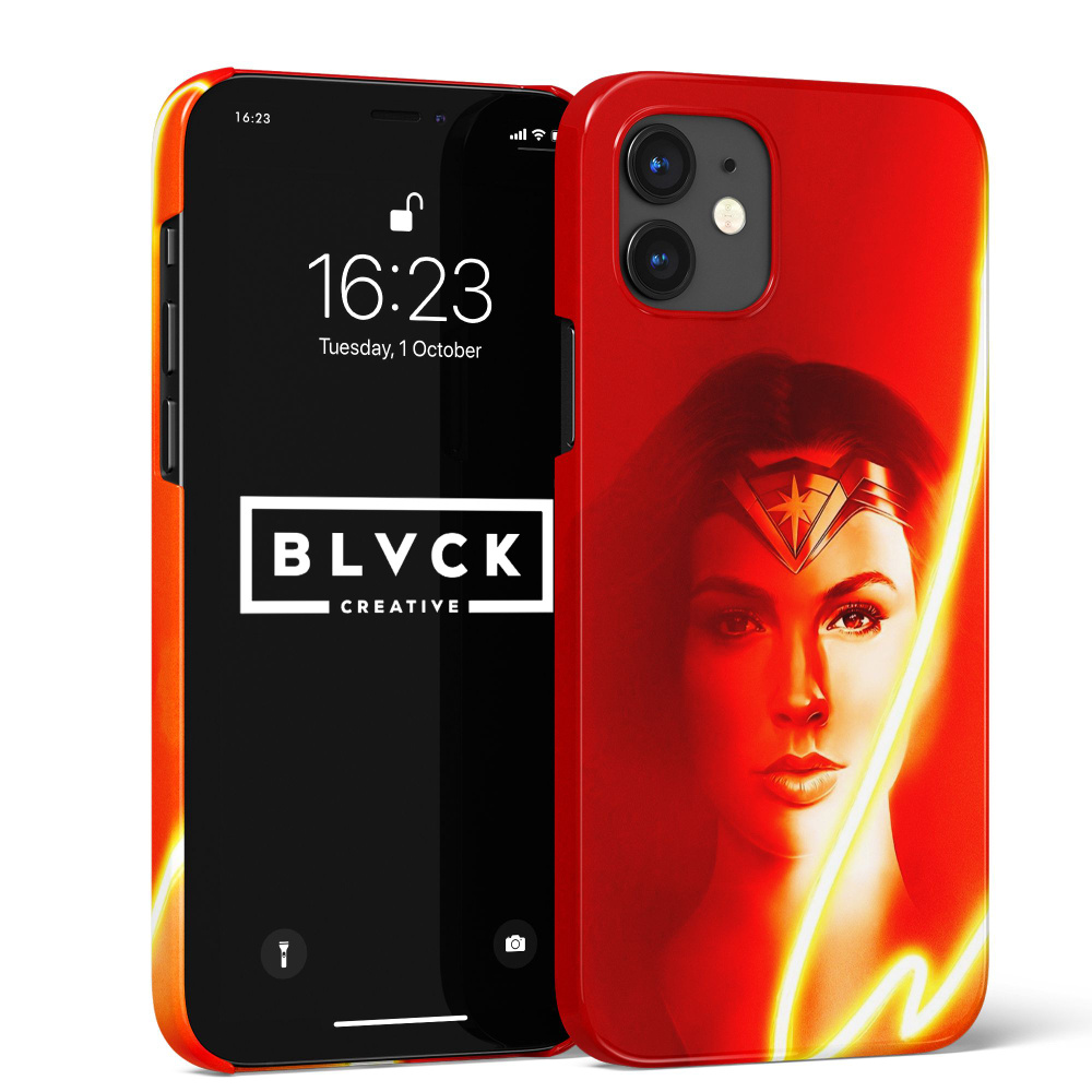 Чехол для IPhone 11 с рисунком Wonder Woman / Накладка с принтом Чудо-женщина  - купить с доставкой по выгодным ценам в интернет-магазине OZON (706647370)