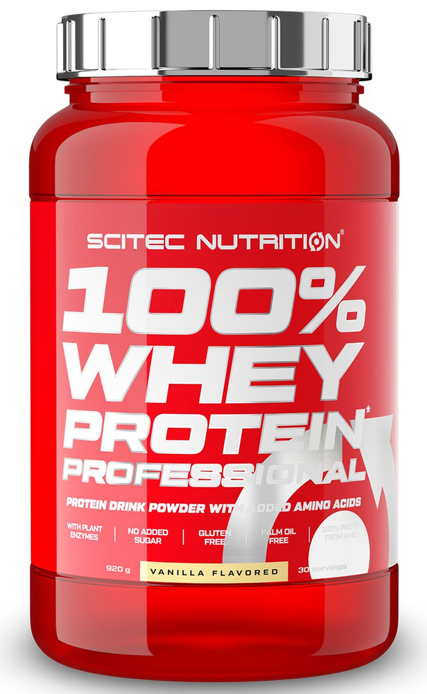 Протеин сывороточный Scitec Nutrition 100% Whey Protein Professional 920 г ваниль  #1