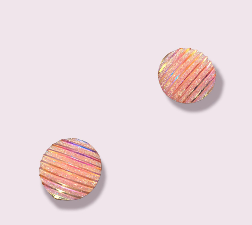 Зажим для платка на магните розовый перламутр/ Брошь для хиджаба ...