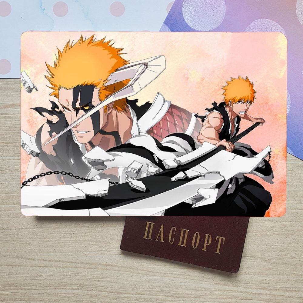 Обложка на паспорт аниме Блич (Bleach)