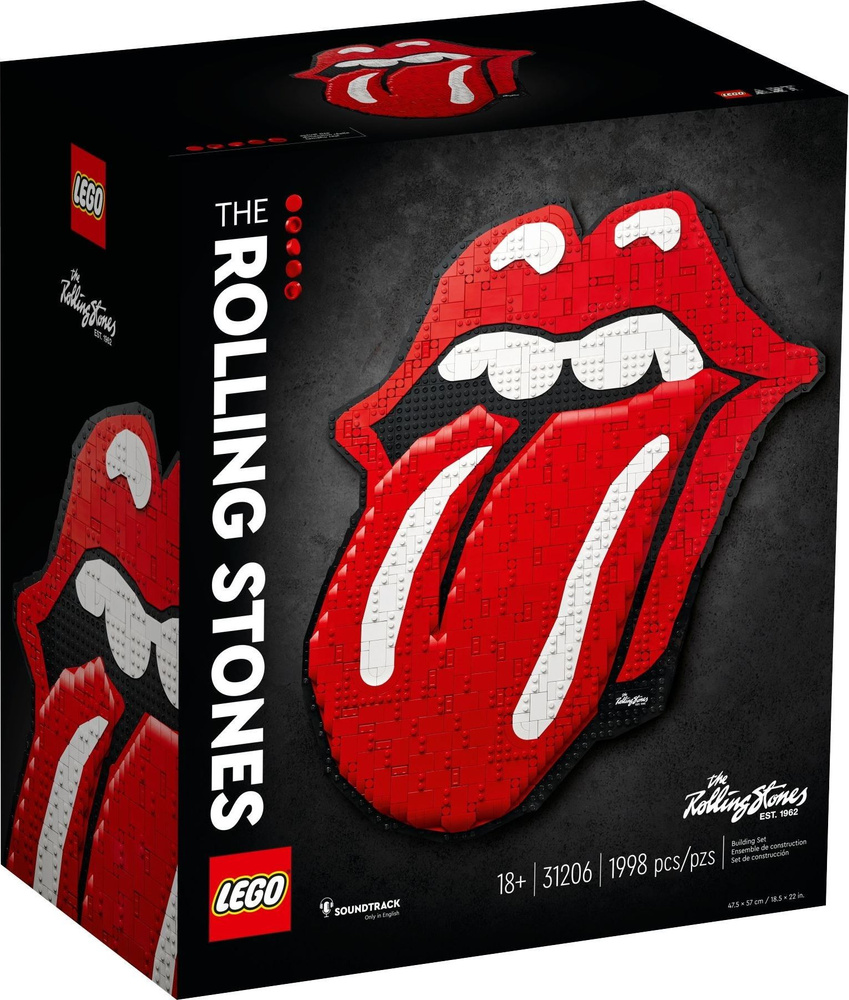 Конструктор LEGO Art The Rolling Stones Логотип Губы и язык, 1998 деталей,  18+, 31206 - купить с доставкой по выгодным ценам в интернет-магазине OZON  (745158954)