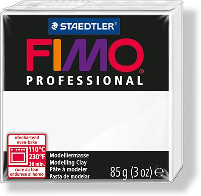 Полимерная глина FIMO Professional 0 (белый) 85г #1