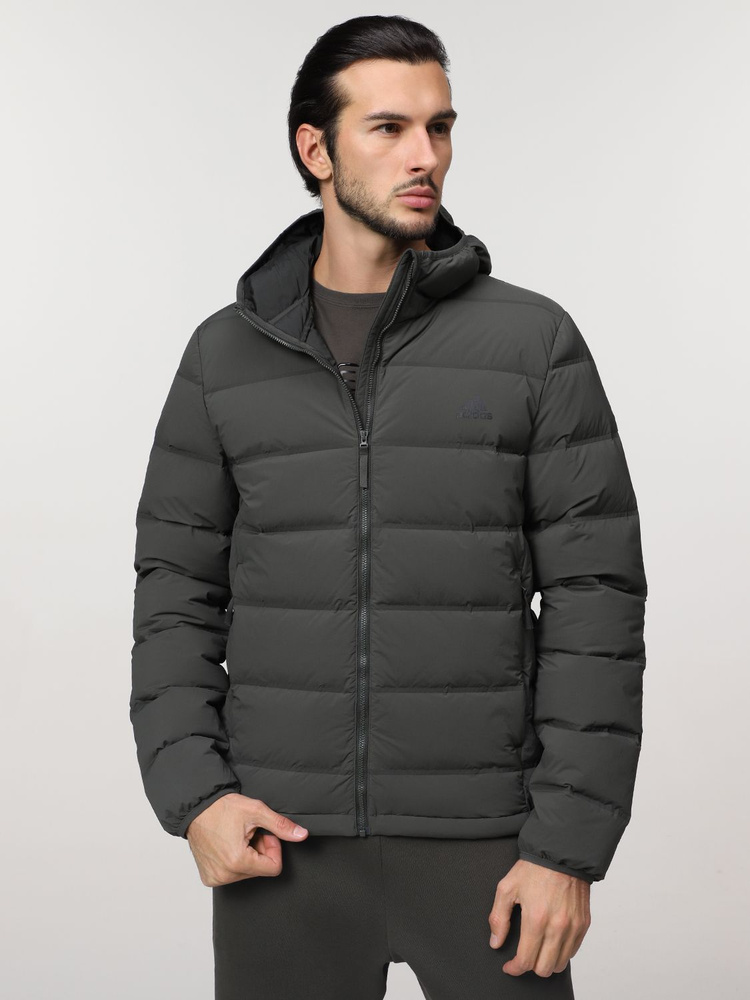 Пуховик adidas Helionic Stretch Hooded Down Jacket — купить в  интернет-магазине OZON с быстрой доставкой