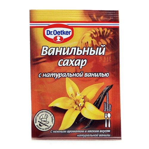 Ванильный сахар "DR. OETKER" с натуральной ванилью, 15 гр*4шт - купить ...