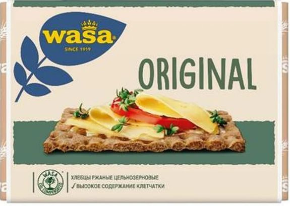 Хлебцы ржаные цельнозерновые Wasa Original, 275 г #1