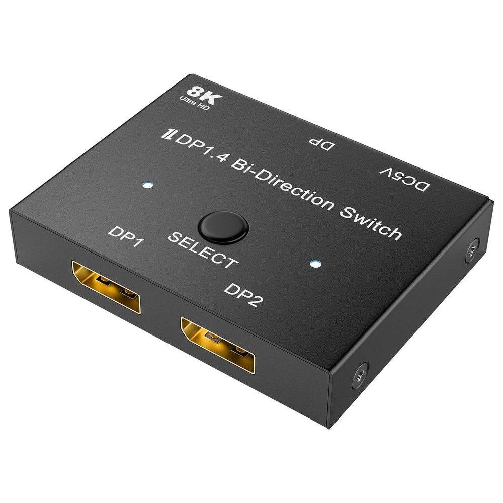 DisplayPort 8K DP 1.4, двунаправленный переключатель 2in1Out, 30 Гц, 4K ...