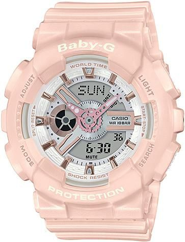 Casio Часы наручные Кварцевые Часы наручные мужские японские Casio Baby-G BA-110RG-4A электронные часы #1