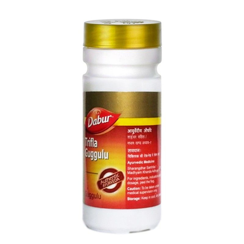 Трифала Гуггул Дабур (Triphala Guggulu Dabur), 60 таблеток - купить с ...