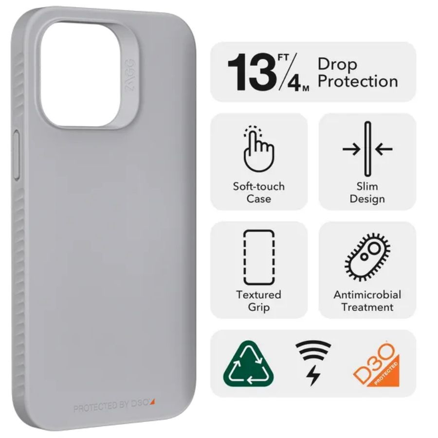 Чехол для смартфона противоударный с MagSafe ZAGG Rio Snap D3O Ultimate  Impact Protection Case для iPhone 14 Pro Max 6.7