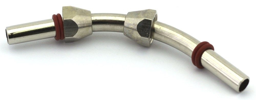 8117 Переходник Jas гайка M12x1 - трубка - гайка M12x1 #1